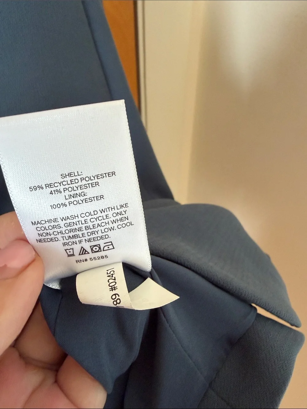 Express Women’s Blue/Teal Two-Button Blazer